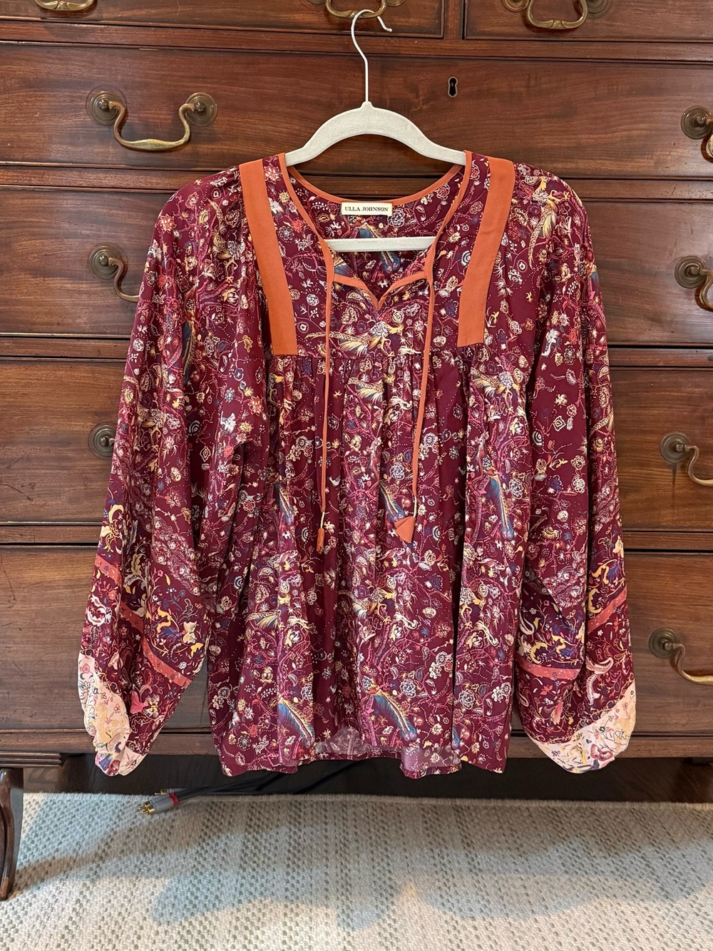 Ulla Johnson Wim Peasant Blouse